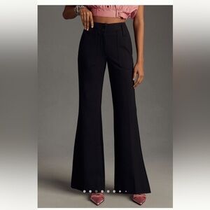 Maeve Naomi Ponte Wide Leg Flare Pant - 25” Inseam